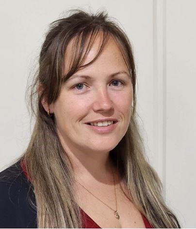 Head shot of Jodie, St John of God Accord Support Coordinator, smiling at camera.