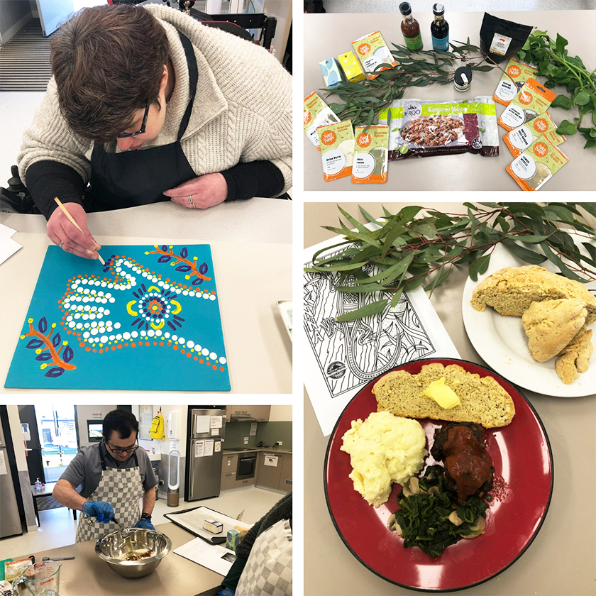 Collage of accord during Reconciliation Week