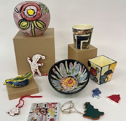 Ceramics and are display